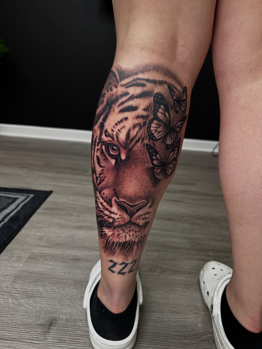 Tattoo by @artofshadow โ realism, black_and_grey