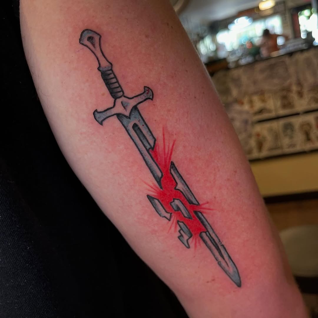 Tattoo by @wonkytiger β illustrative, black_and_grey