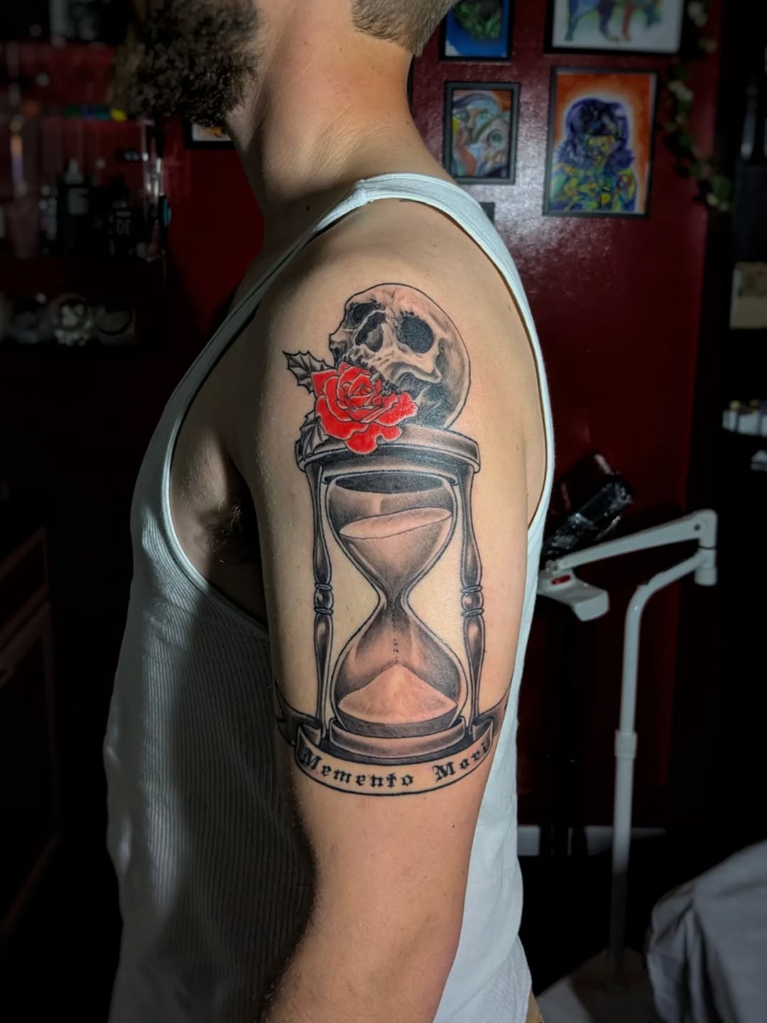 Tattoo by @bek_artz — black_and_grey