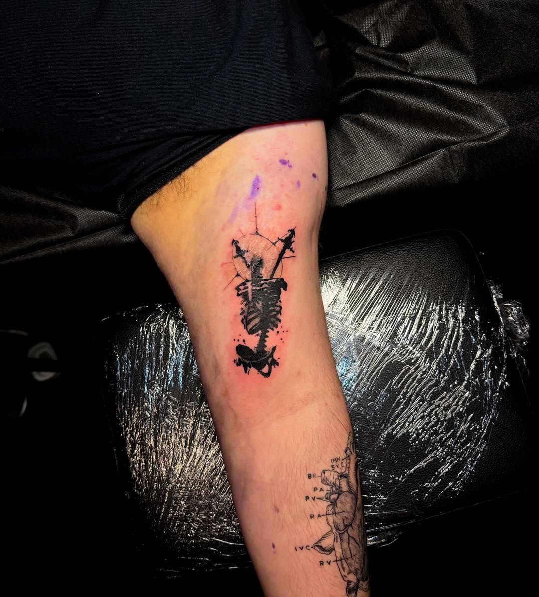 Tattoo by @ink.byav — blackwork, illustrative