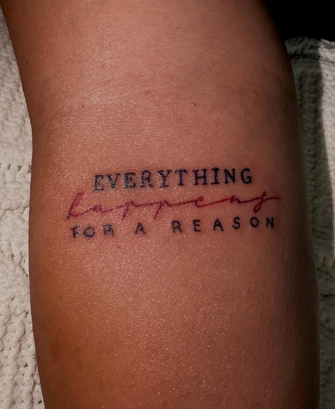 Tattoo by @tattedbymyst โ lettering_script, fine_line