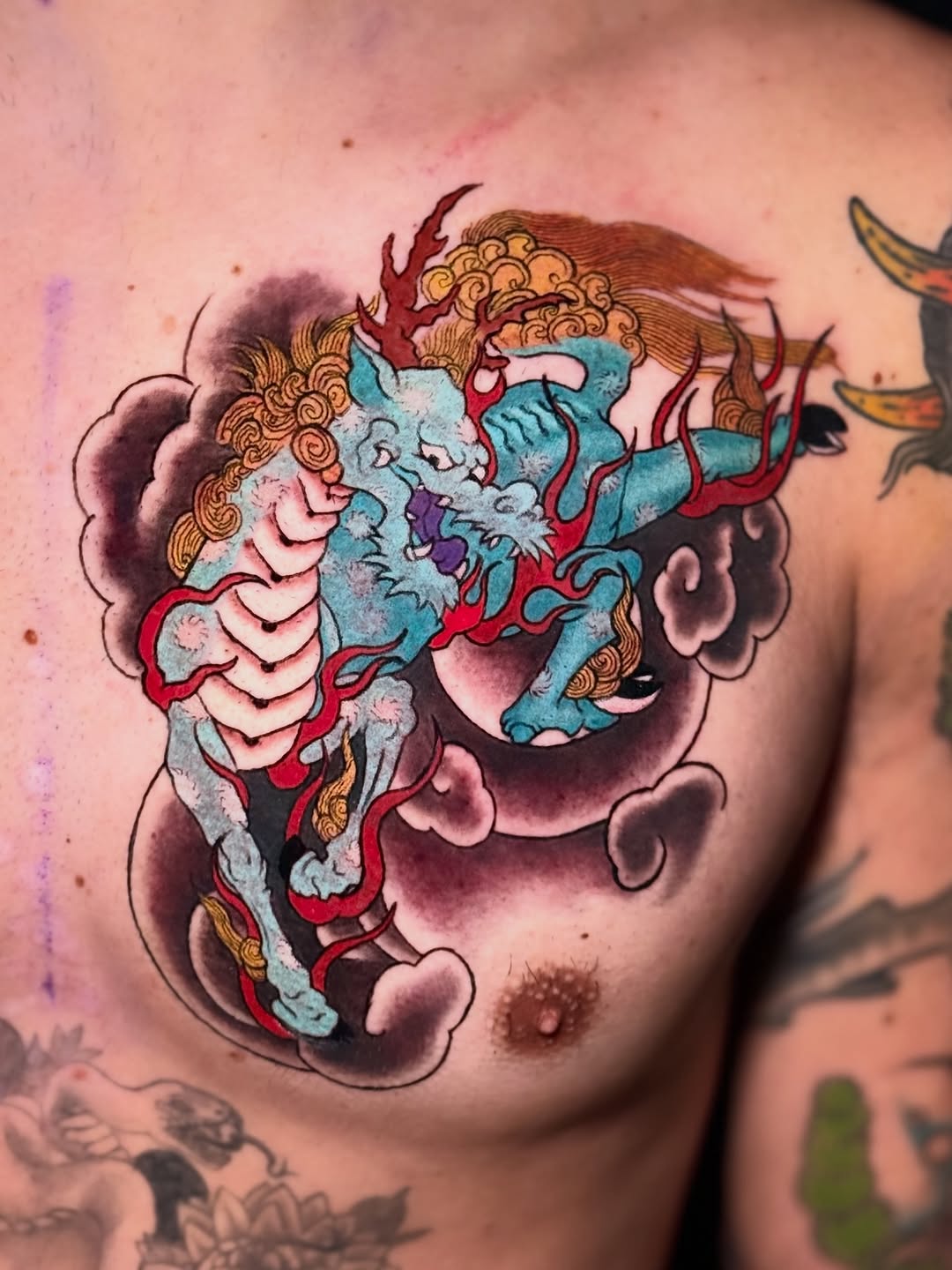Tattoo by @dustyrose.tattoo — japanese_irezumi