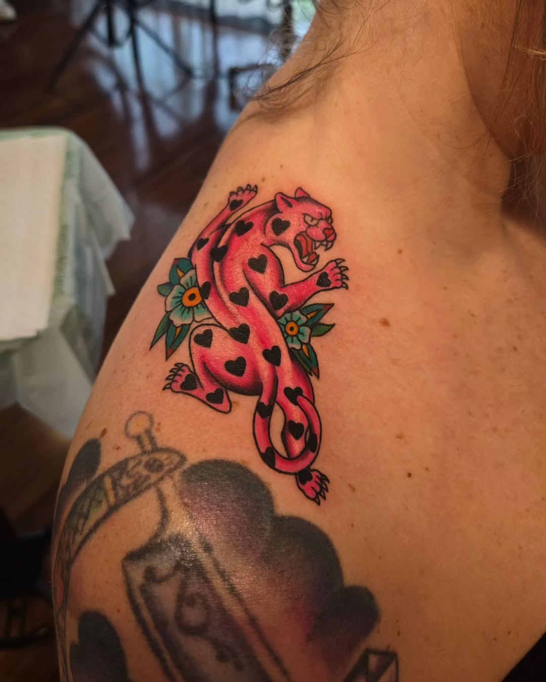 Tattoo by @typewriter.tattoos — american_traditional