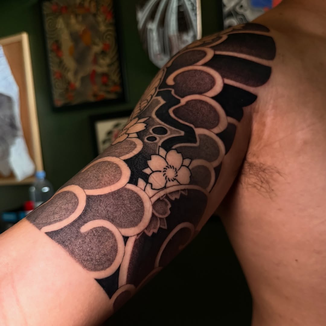 Tattoo by @rui_tattoos β japanese_irezumi, black_and_grey