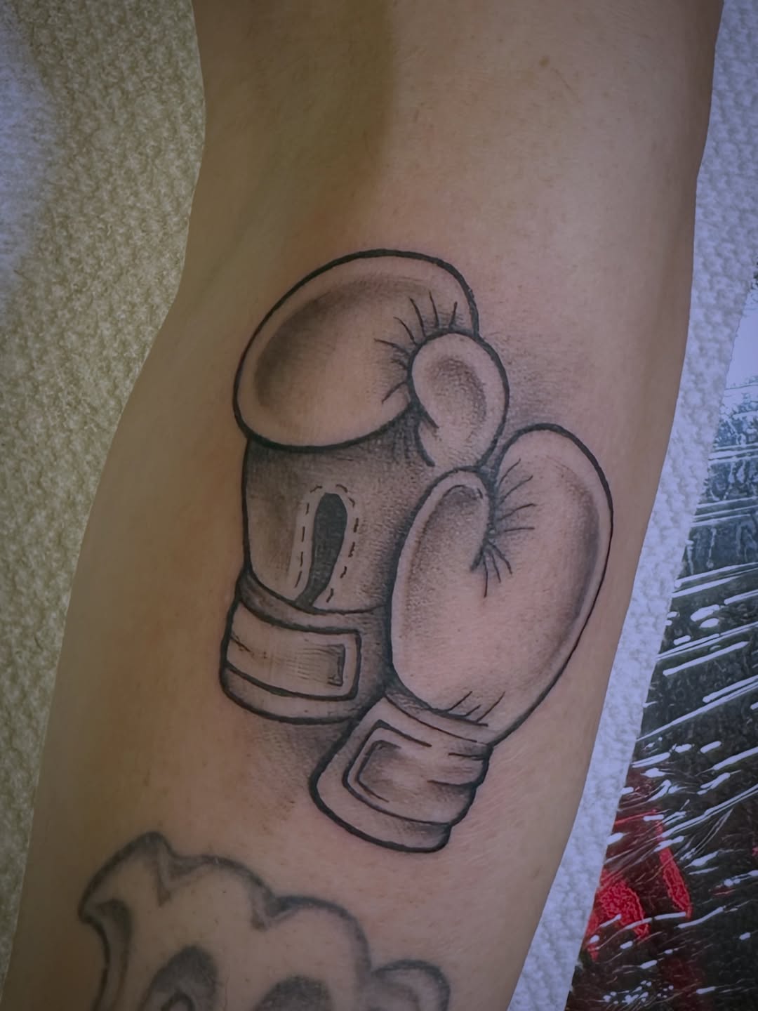 Tattoo by @velvetneedletattoo — black_and_grey