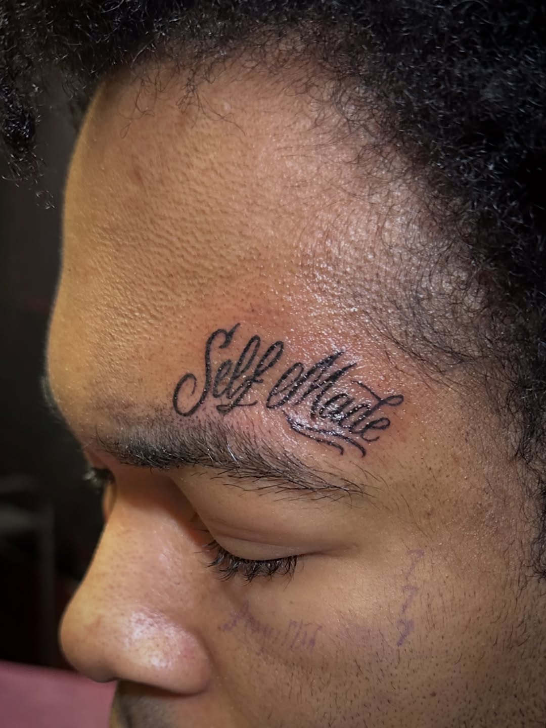 Tattoo by @velvetneedletattoo — lettering_script, fine_line