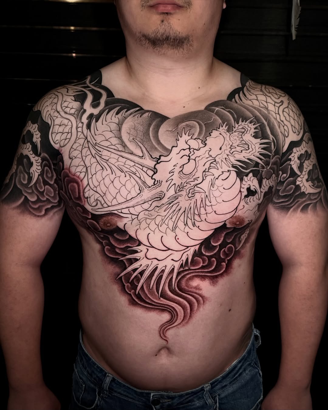 Tattoo by @scienz_9 — japanese_irezumi, black_and_grey