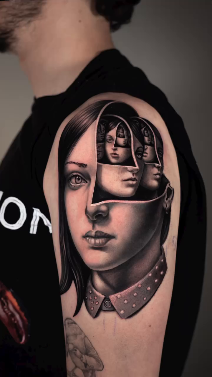 Tattoo by @yeinstattoos — realism, dark_realism