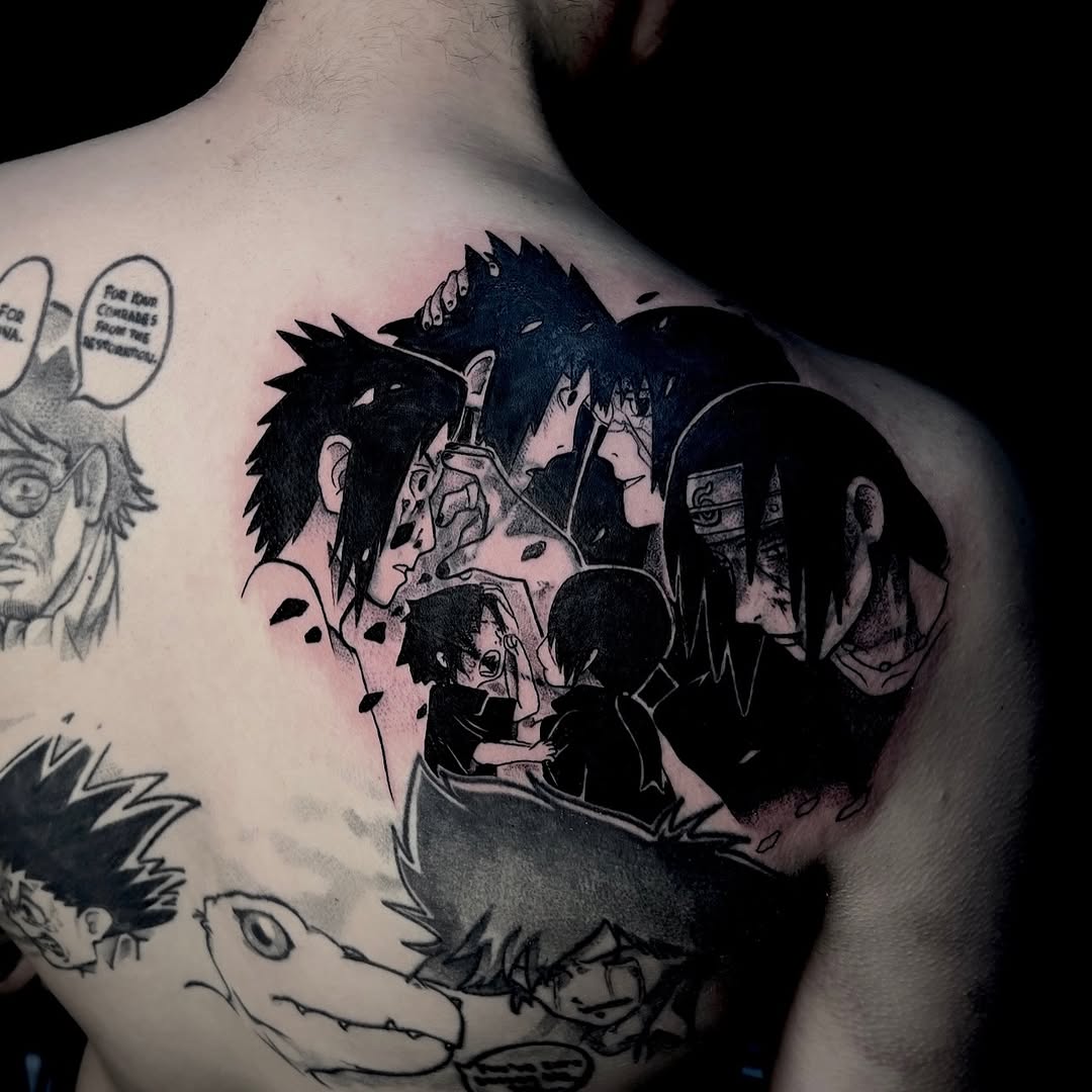 Tattoo by @churrotattoos โ blackwork