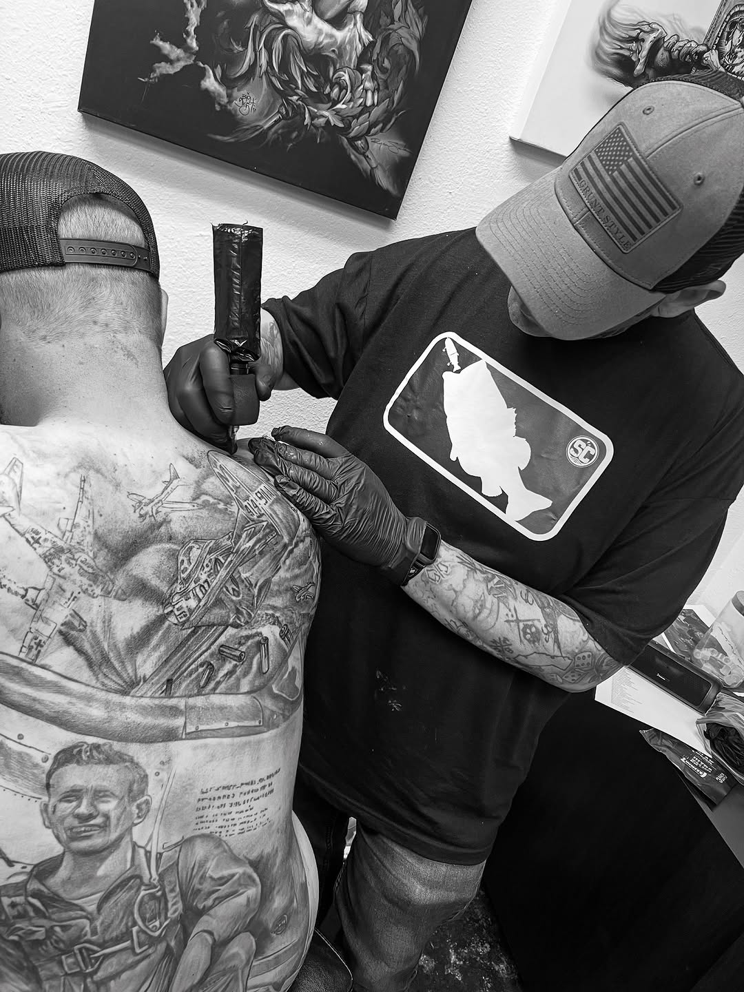 Tattoo by @biggusink — realism, black_and_grey