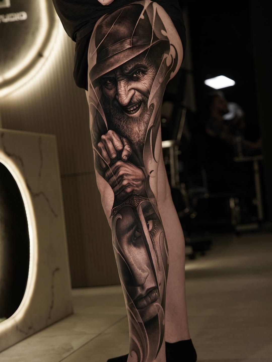 Tattoo by @_garart_ — realism, dark_realism