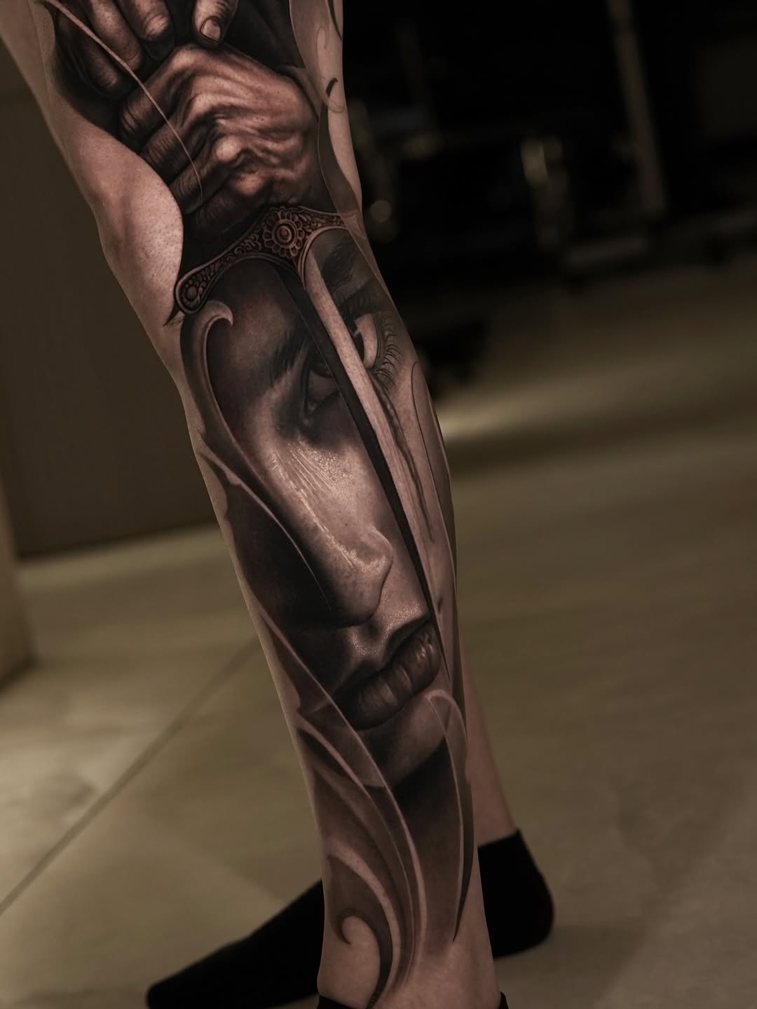Tattoo by @_garart_ — realism, black_and_grey