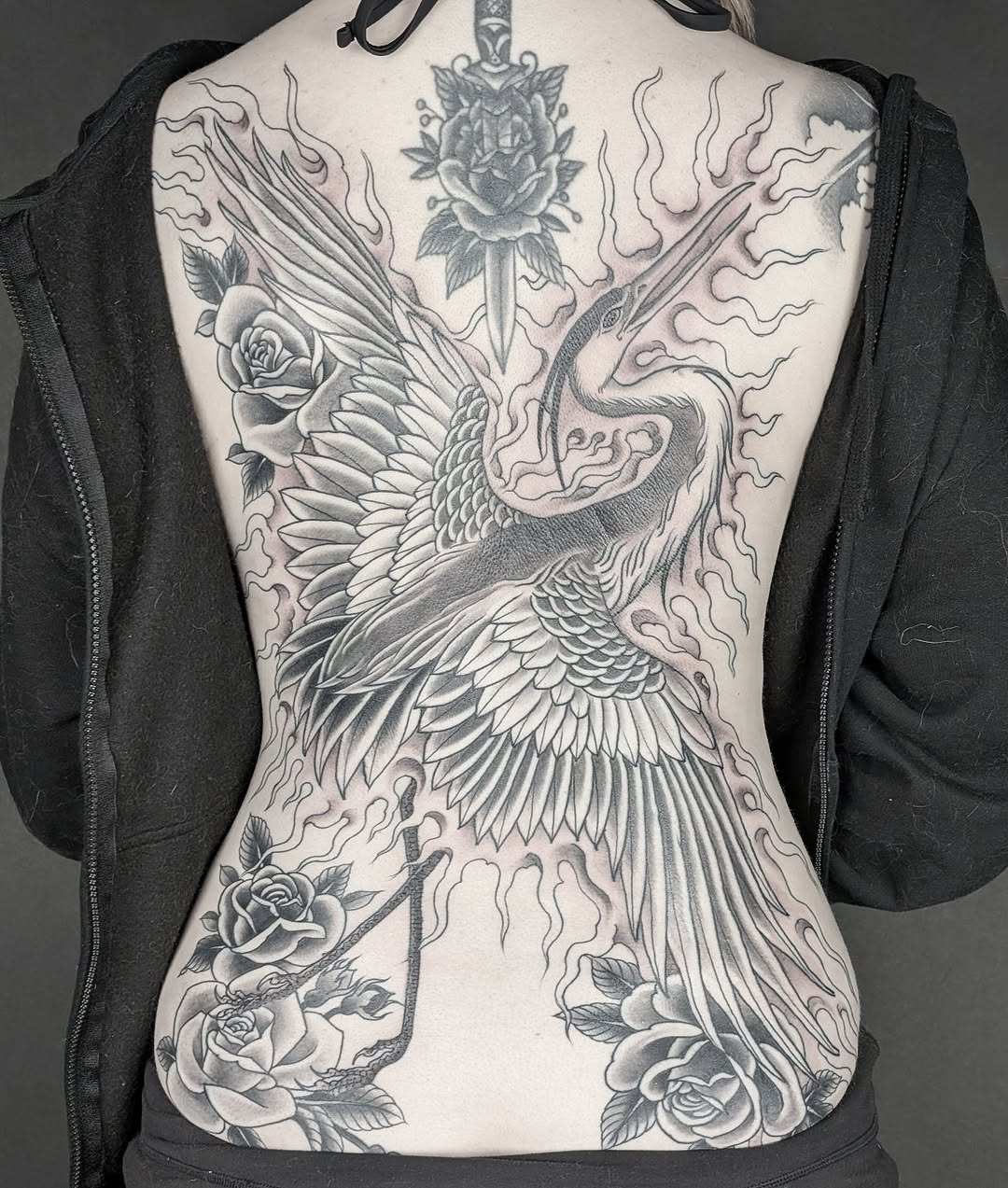 Tattoo by @bryankachel — japanese_irezumi, black_and_grey