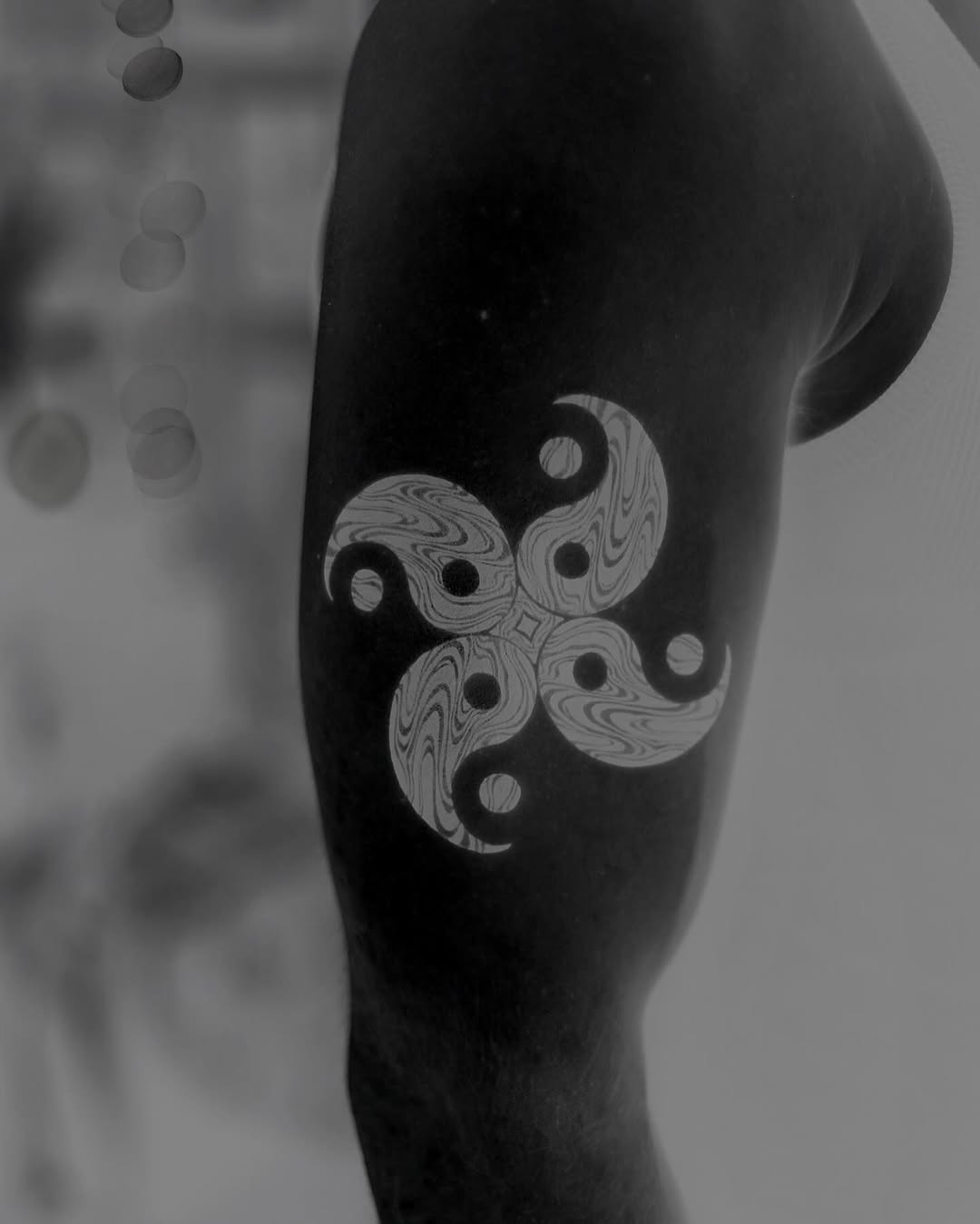Tattoo by @daan.kim — geometric, blackwork