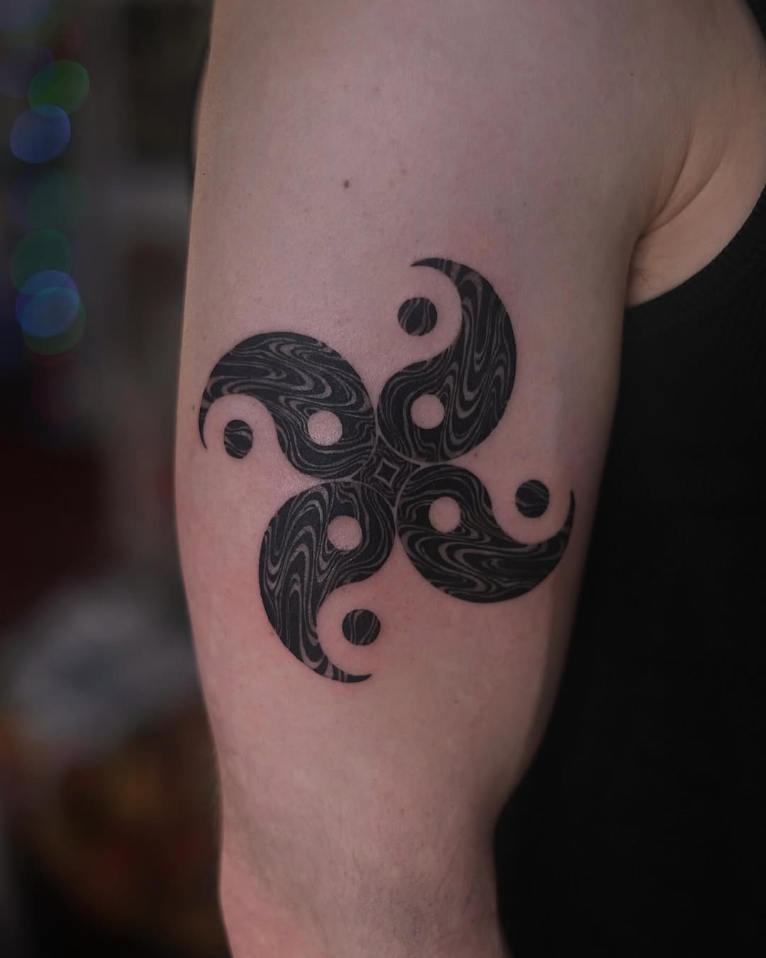 Tattoo by @daan.kim — blackwork, geometric