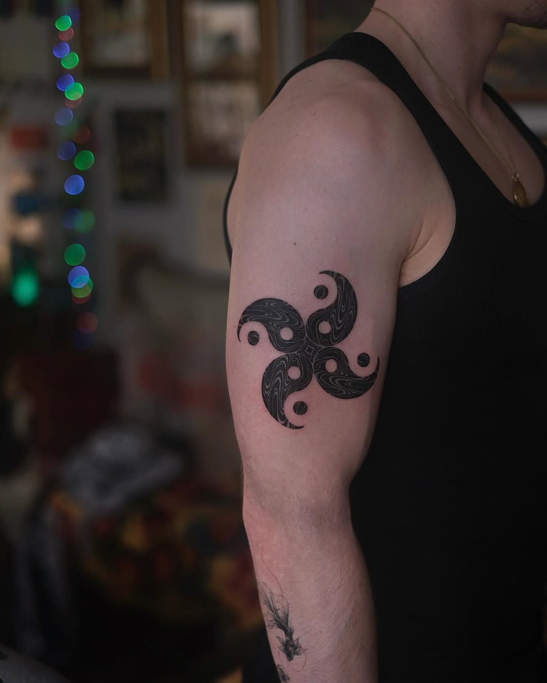 Tattoo by @daan.kim — blackwork, geometric