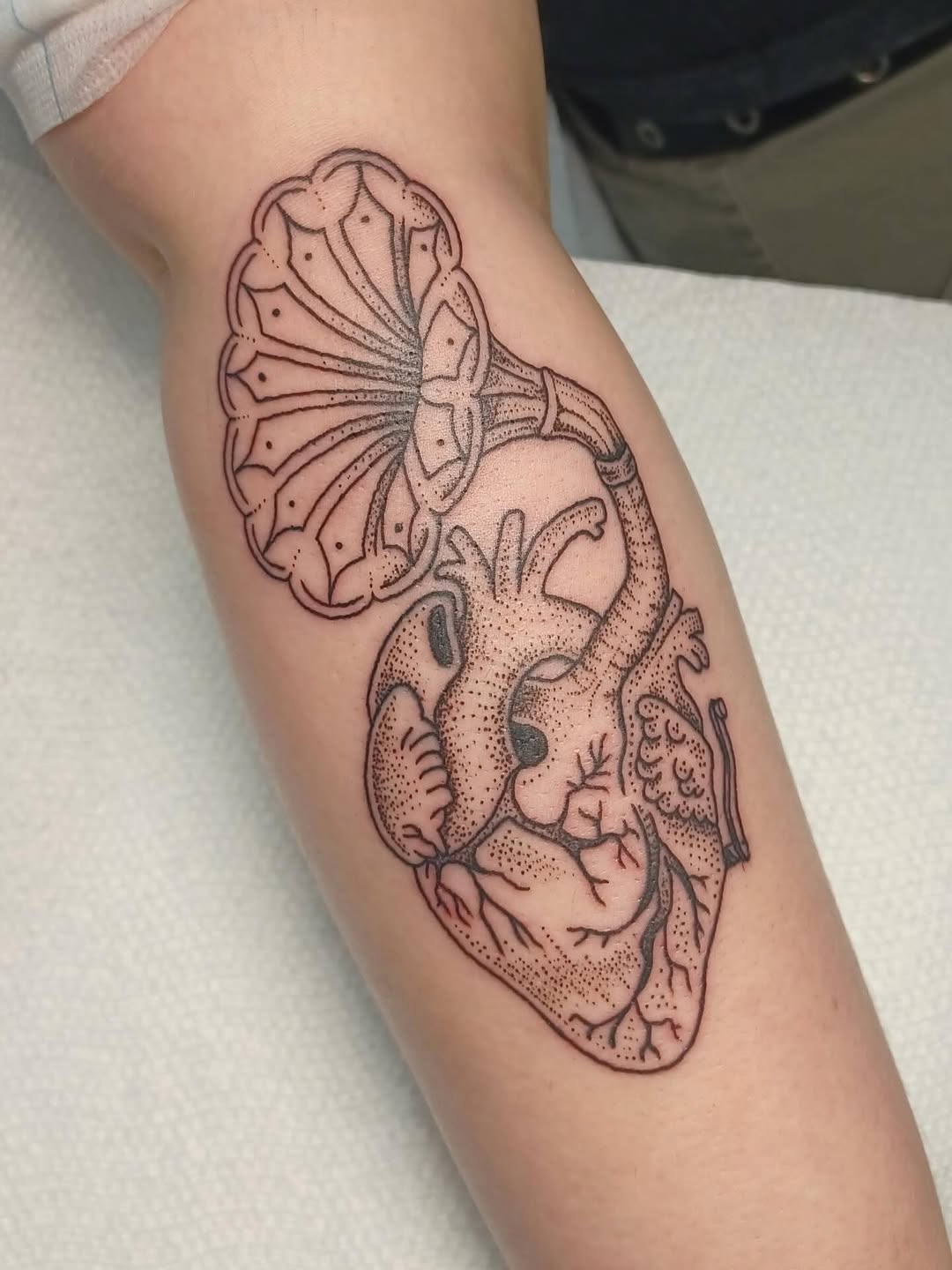 Tattoo by @stabinks — dotwork