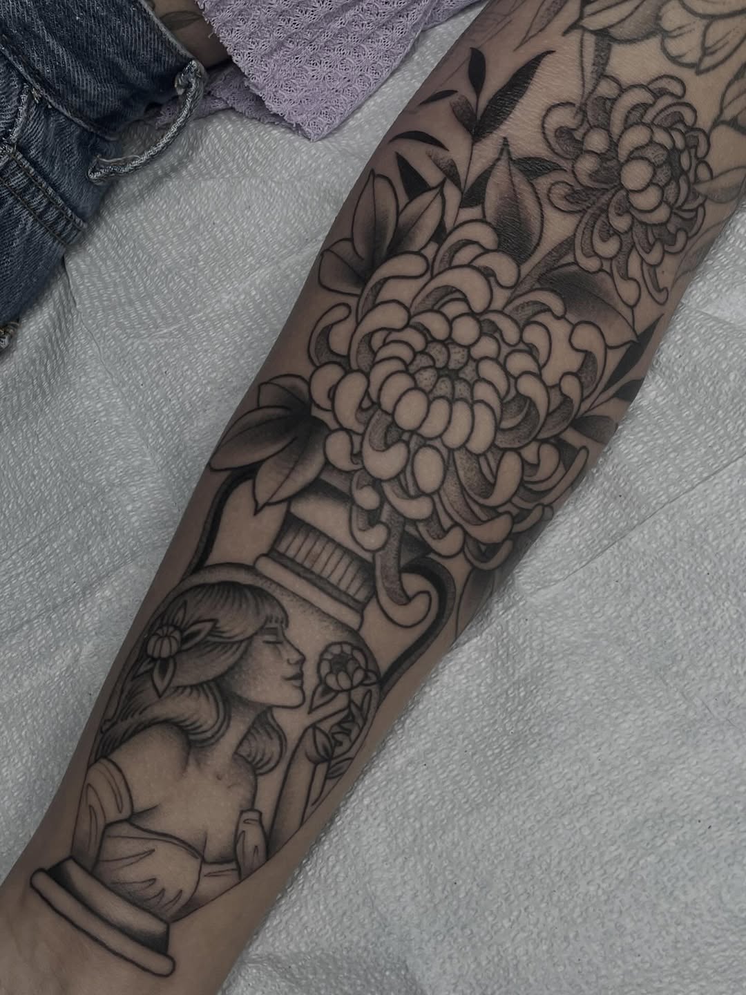 Tattoo by @amandamarietattoo — japanese_irezumi, illustrative
