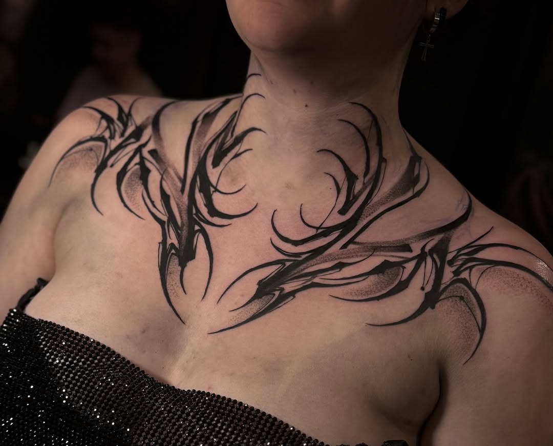 Tattoo by @vincelau.tattoos โ blackwork