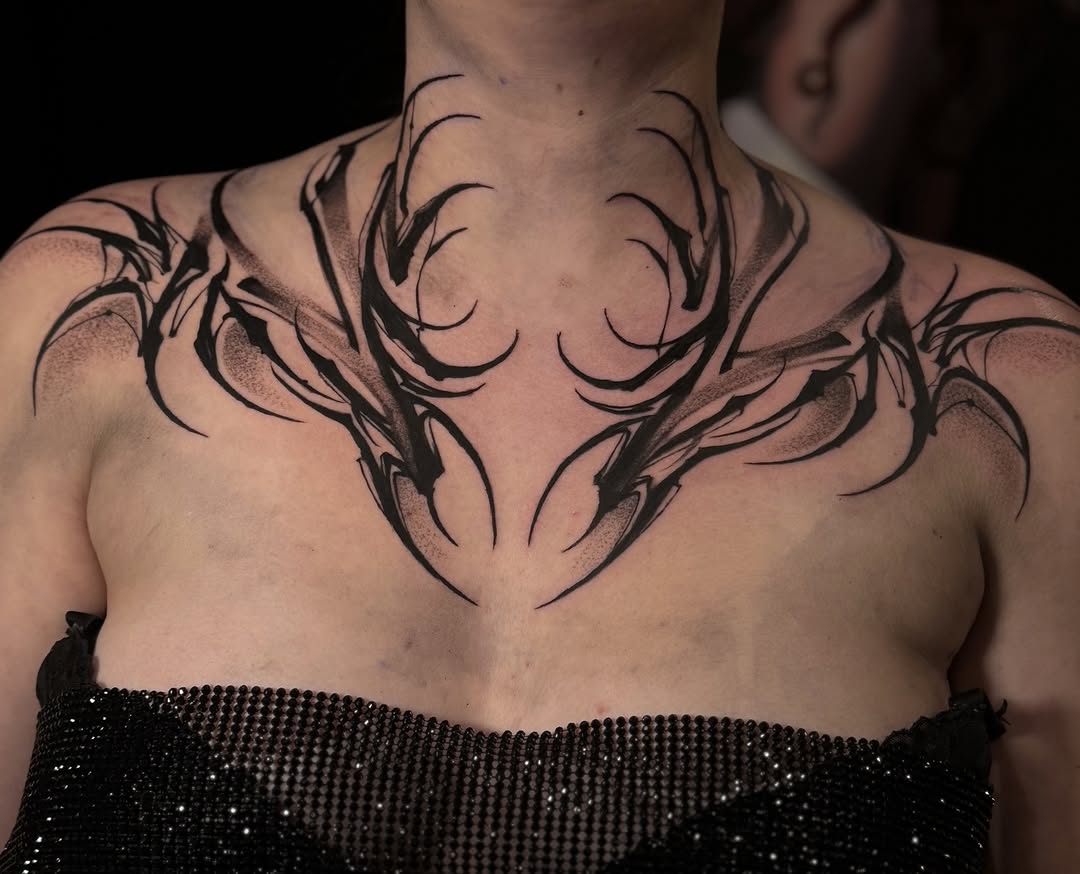 Tattoo by @vincelau.tattoos โ blackwork