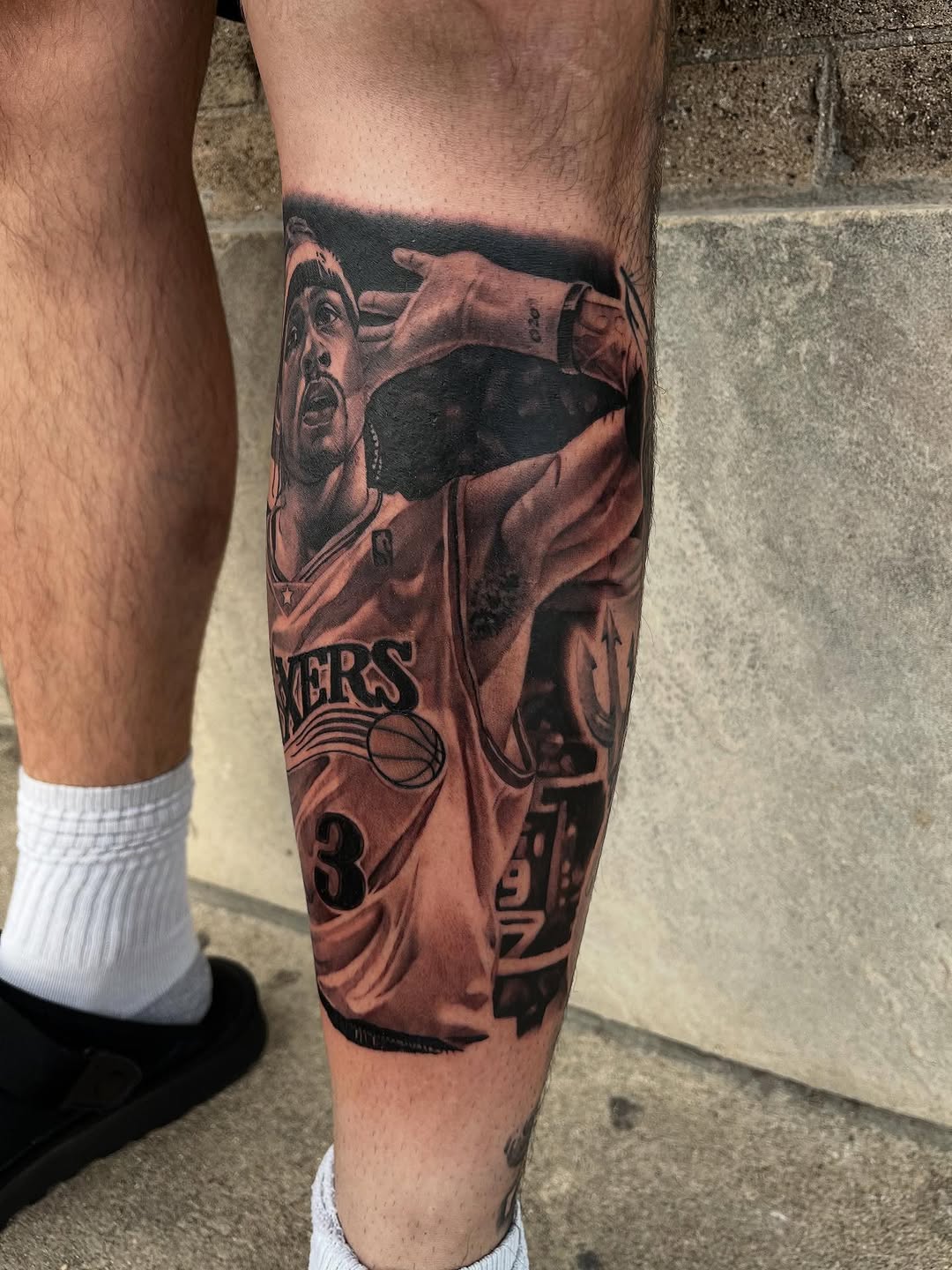 Tattoo by @_pinaink — realism, black_and_grey