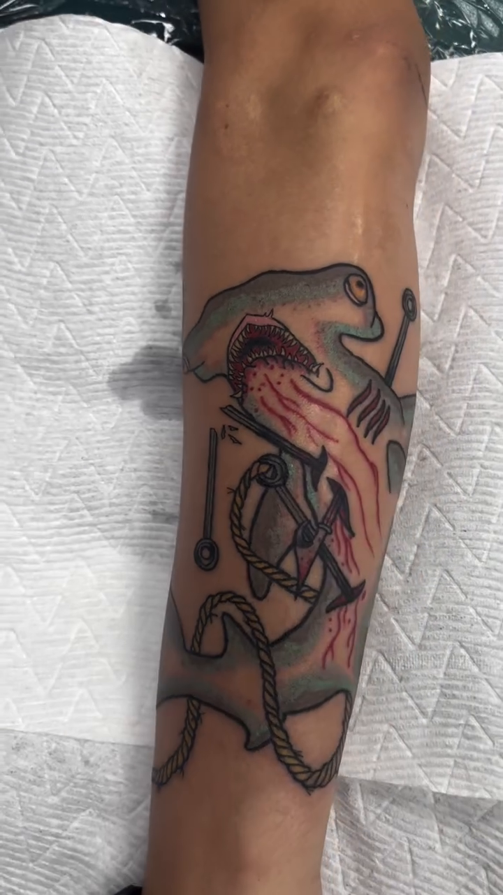 Tattoo by @needles.jpeg β neo_traditional, black_and_grey