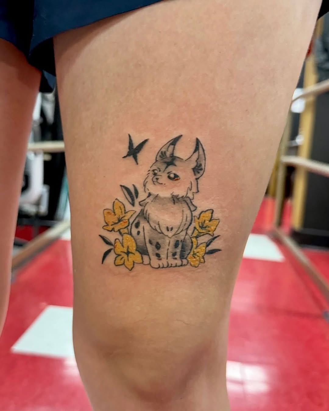 Tattoo by @dreamboy.ink — illustrative, dotwork