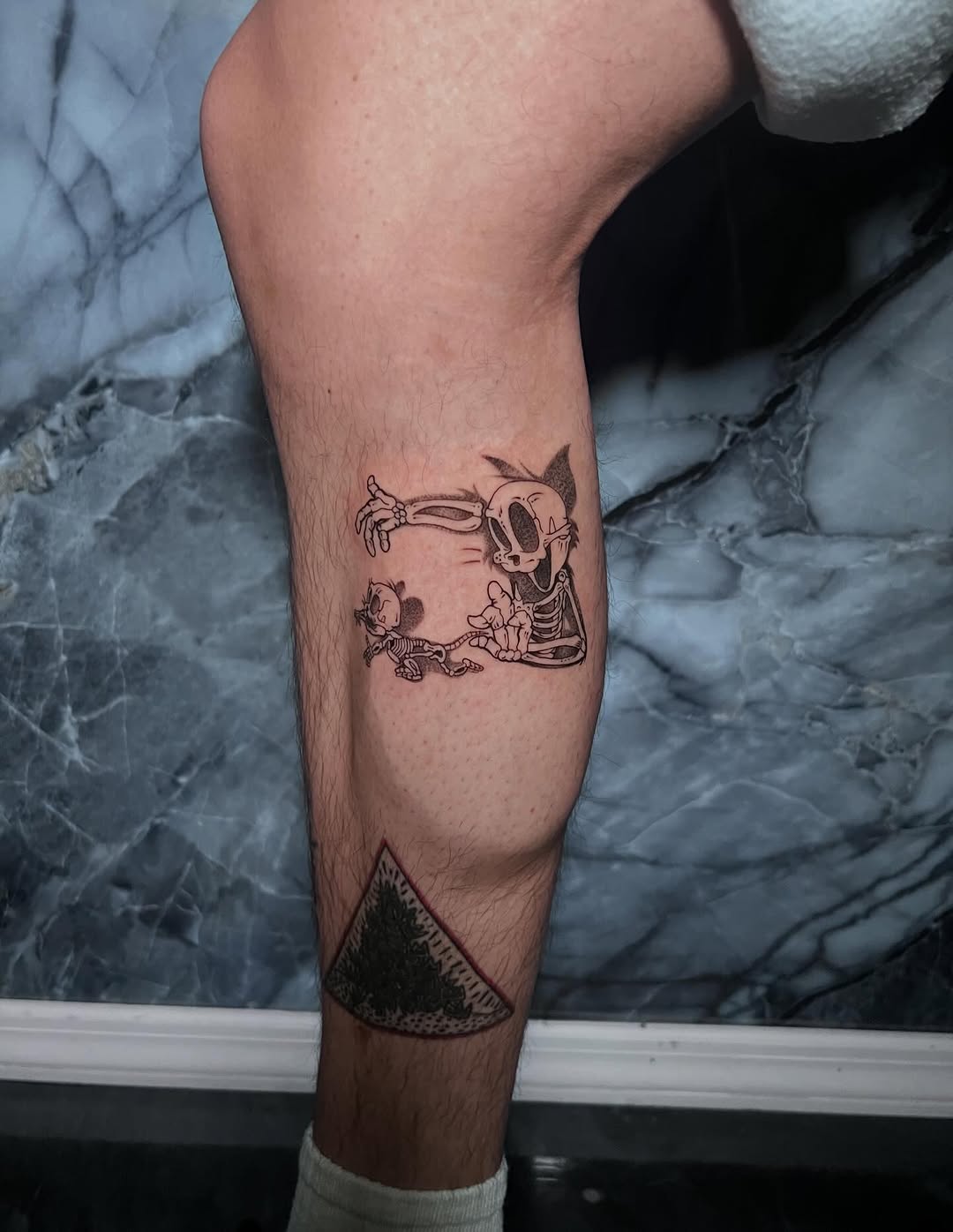 Tattoo by @galiciaink — illustrative, black_and_grey