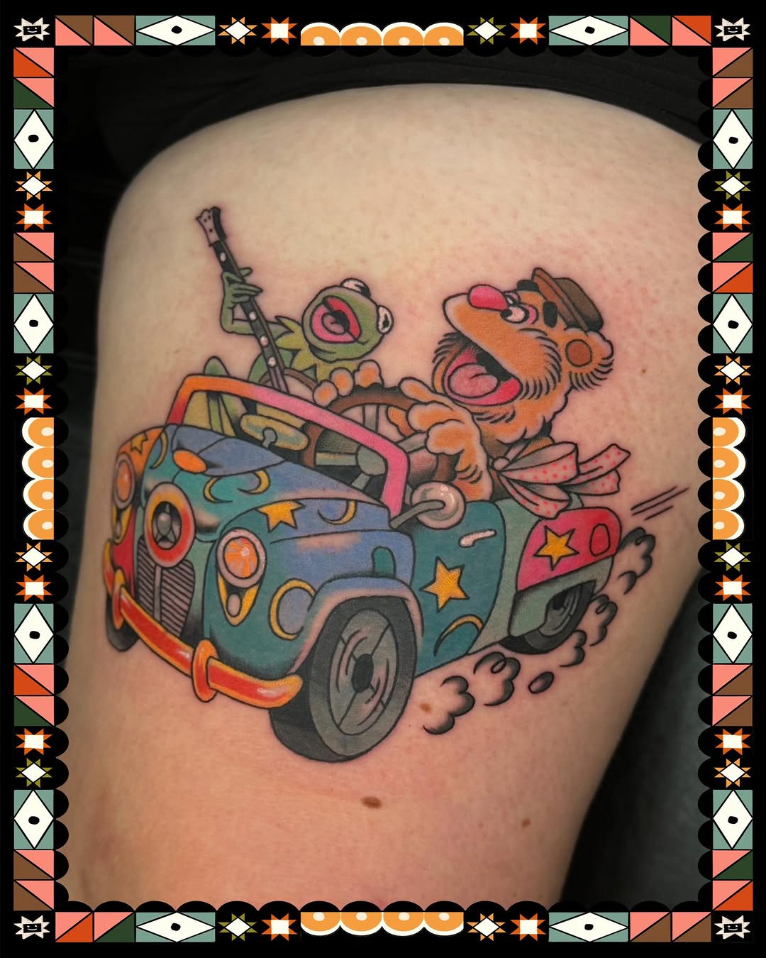 Tattoo by @tina_b_draws — new_school, anime