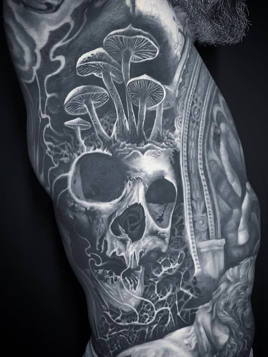 Tattoo by @drawingdeadart โ black_and_grey, realism