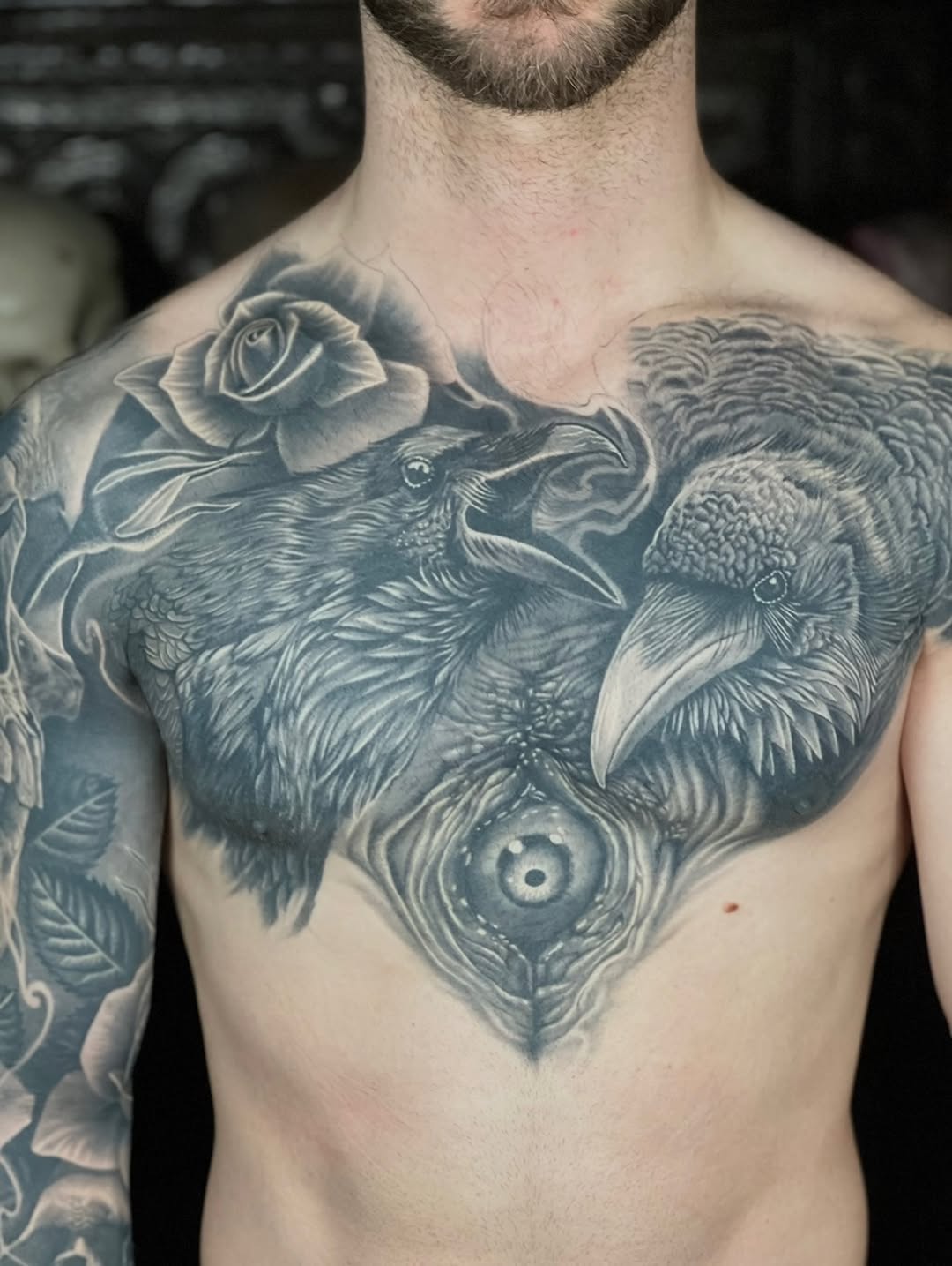 Tattoo by @drawingdeadart โ black_and_grey, realism