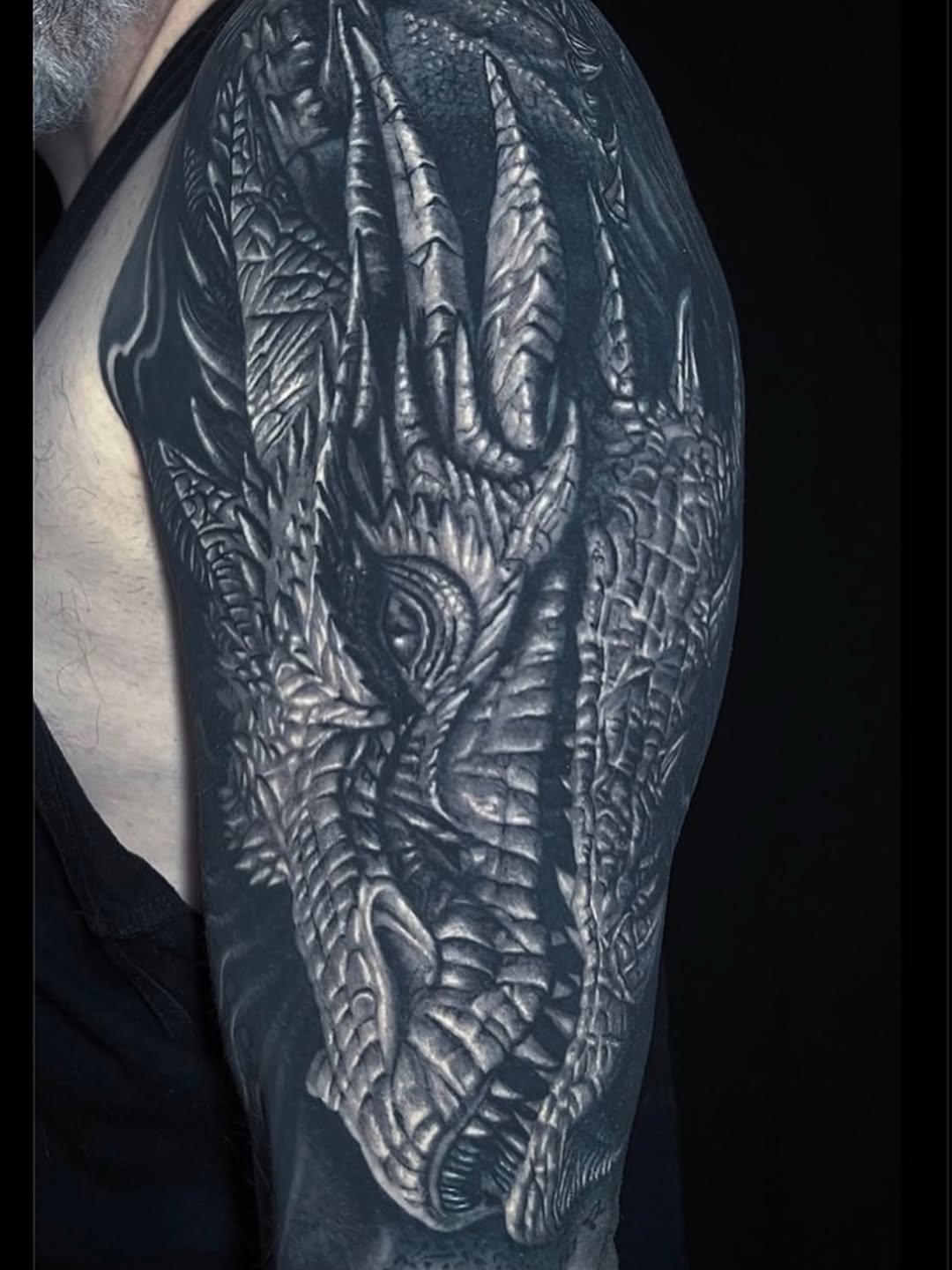 Tattoo by @drawingdeadart โ realism, black_and_grey