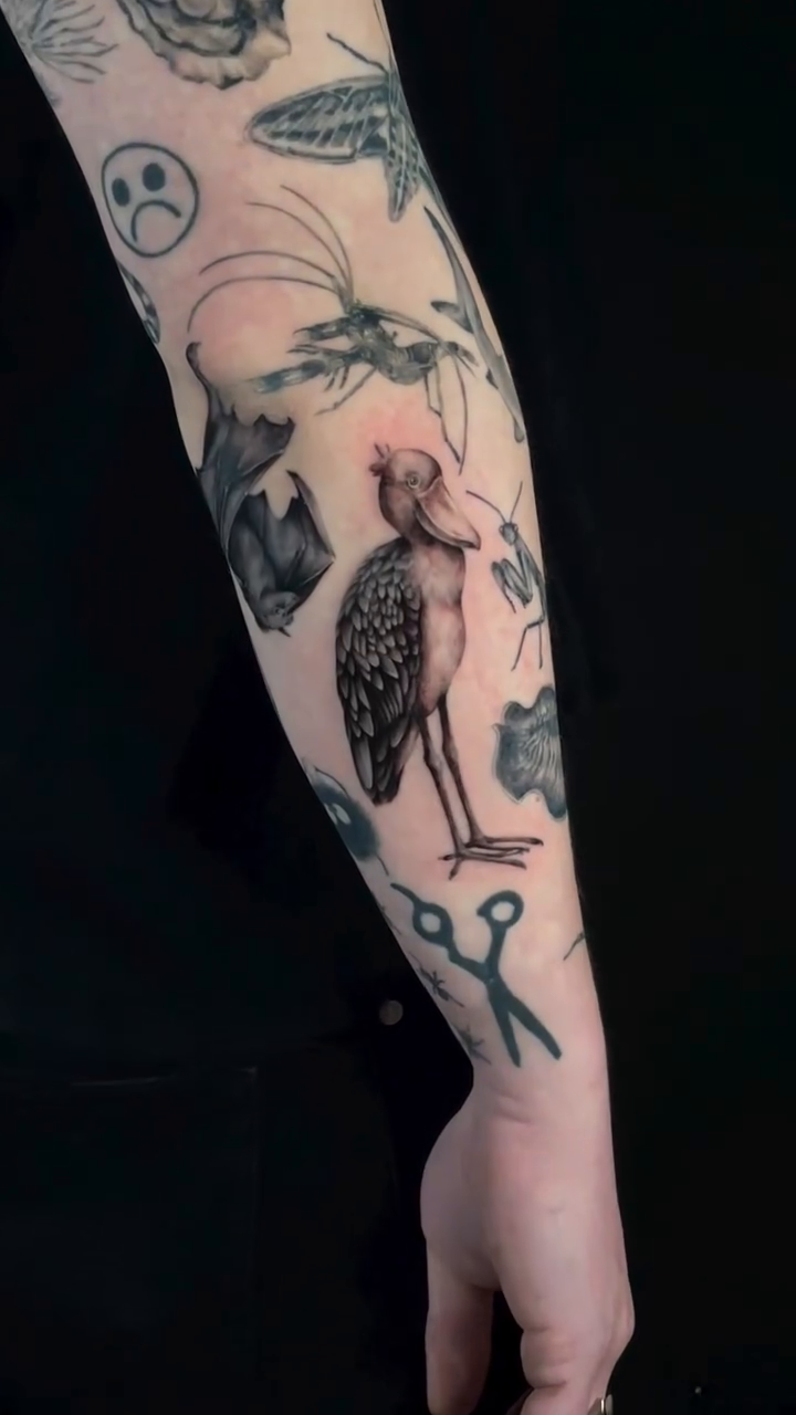 Tattoo by @emily.tattoos — black_and_grey, realism