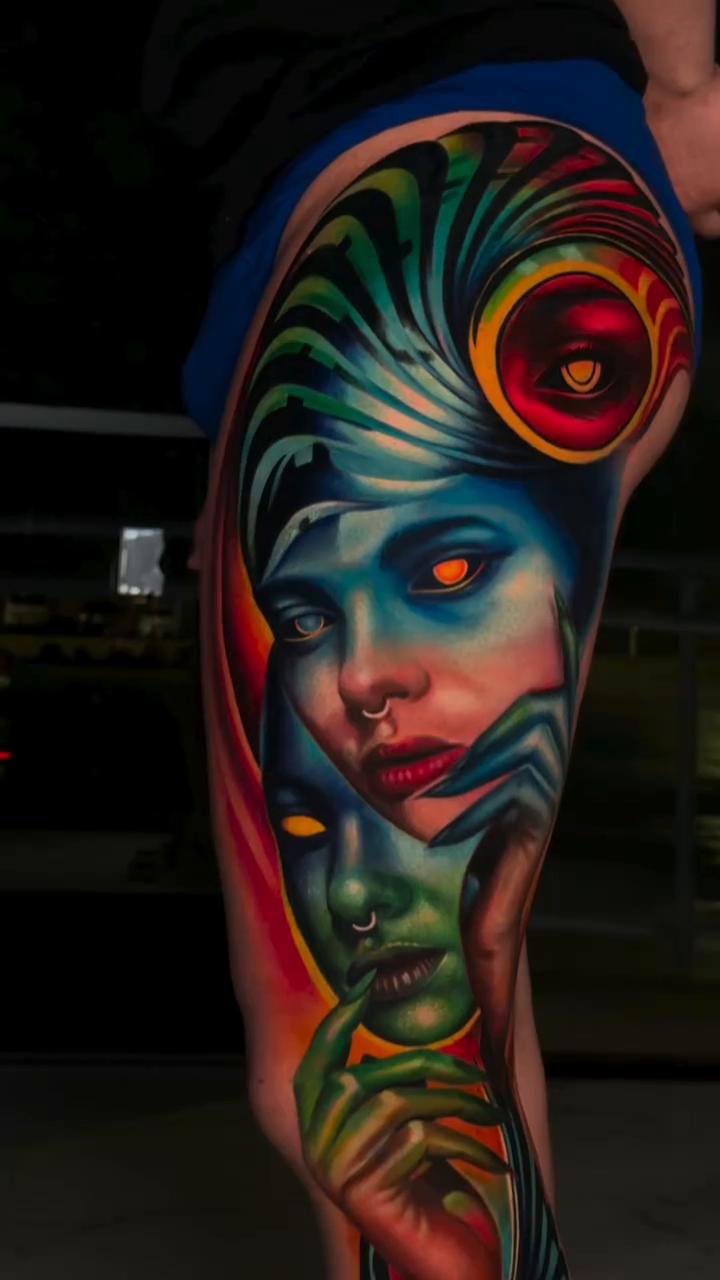 Tattoo work at Villain Arts – Houston