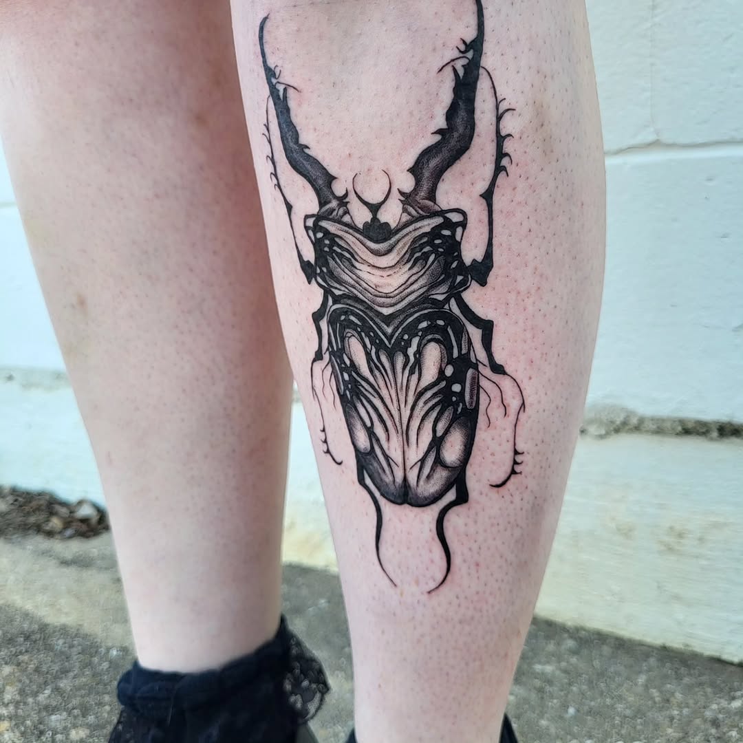 Tattoo by @jennas_inks — blackwork