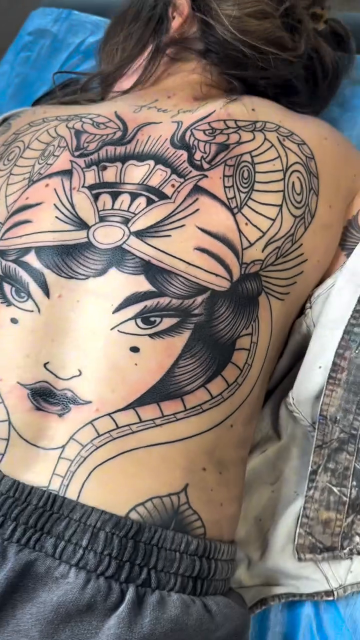 Tattoo by @thebrianpayne — japanese_irezumi, black_and_grey