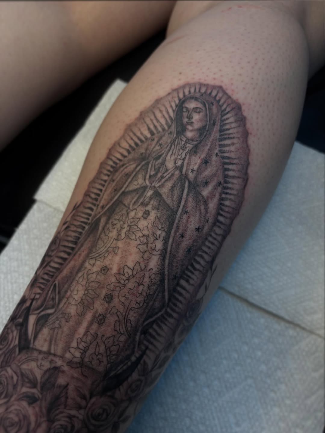 Tattoo by @inkbyjackie_ — black_and_grey, realism