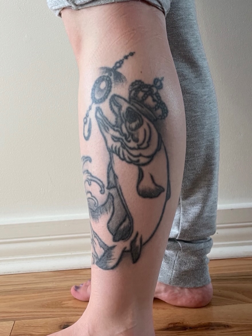 Tattoo by @marinamaytattoos — black_and_grey, illustrative