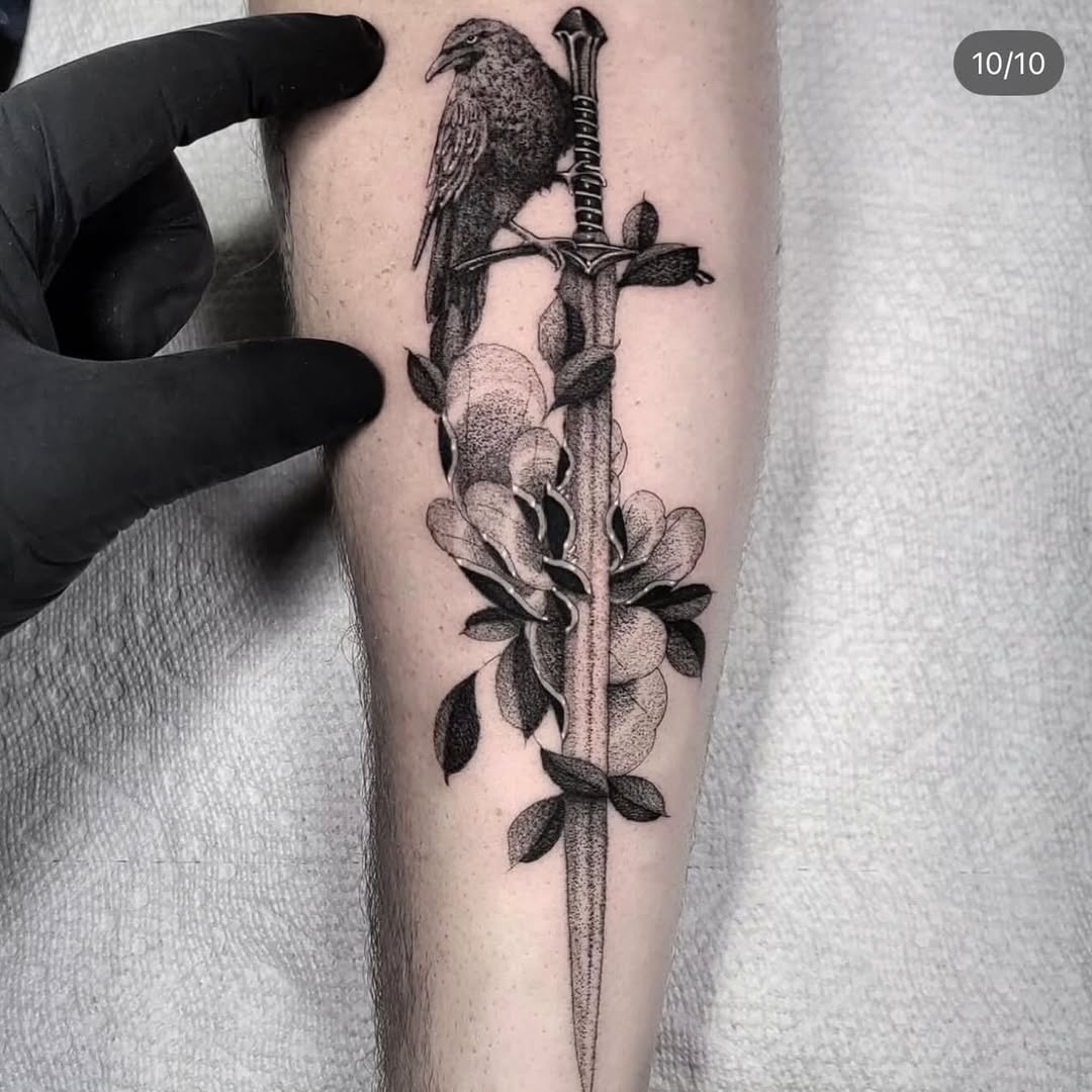 Tattoo by @borisbianchi — blackwork