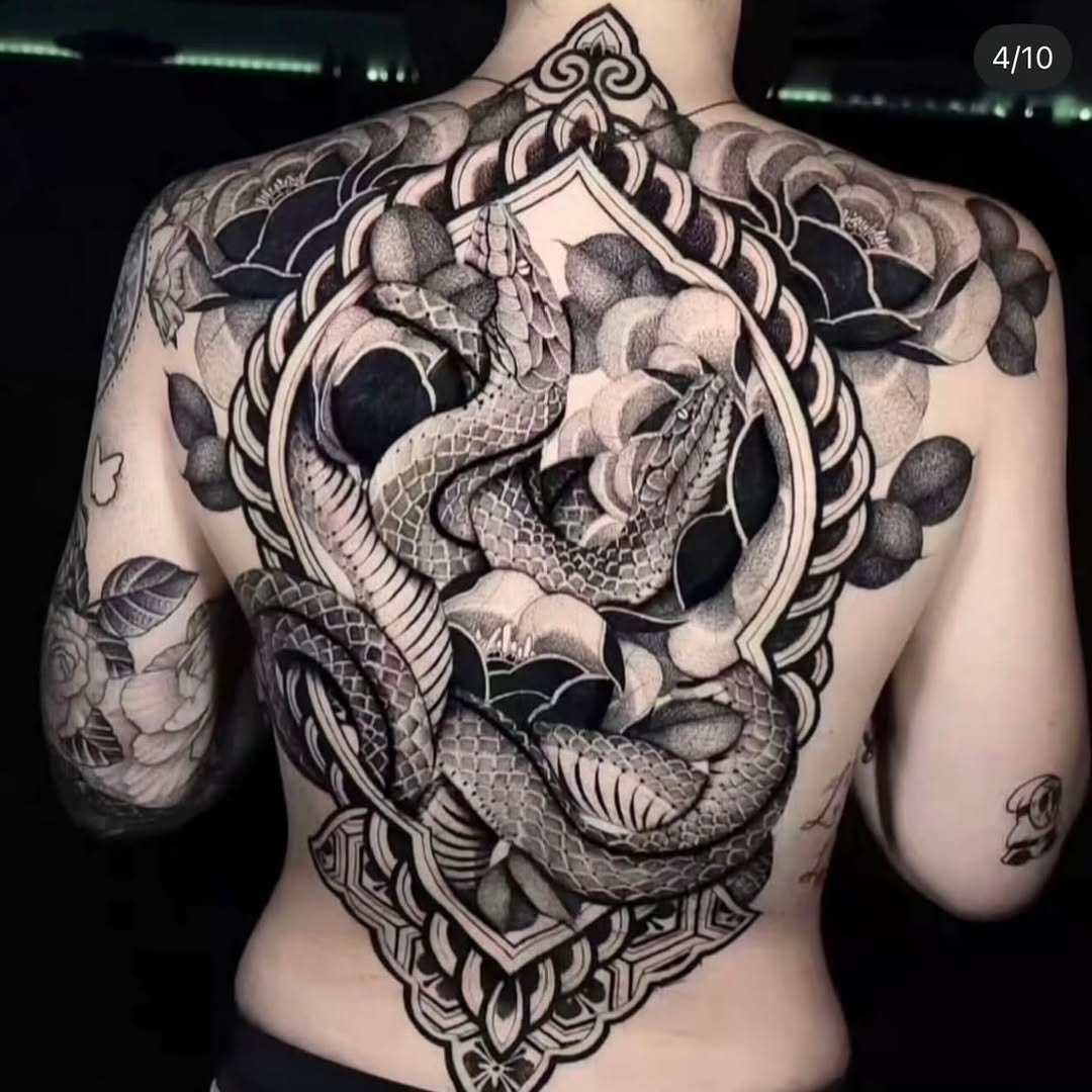 Tattoo by @borisbianchi — blackwork