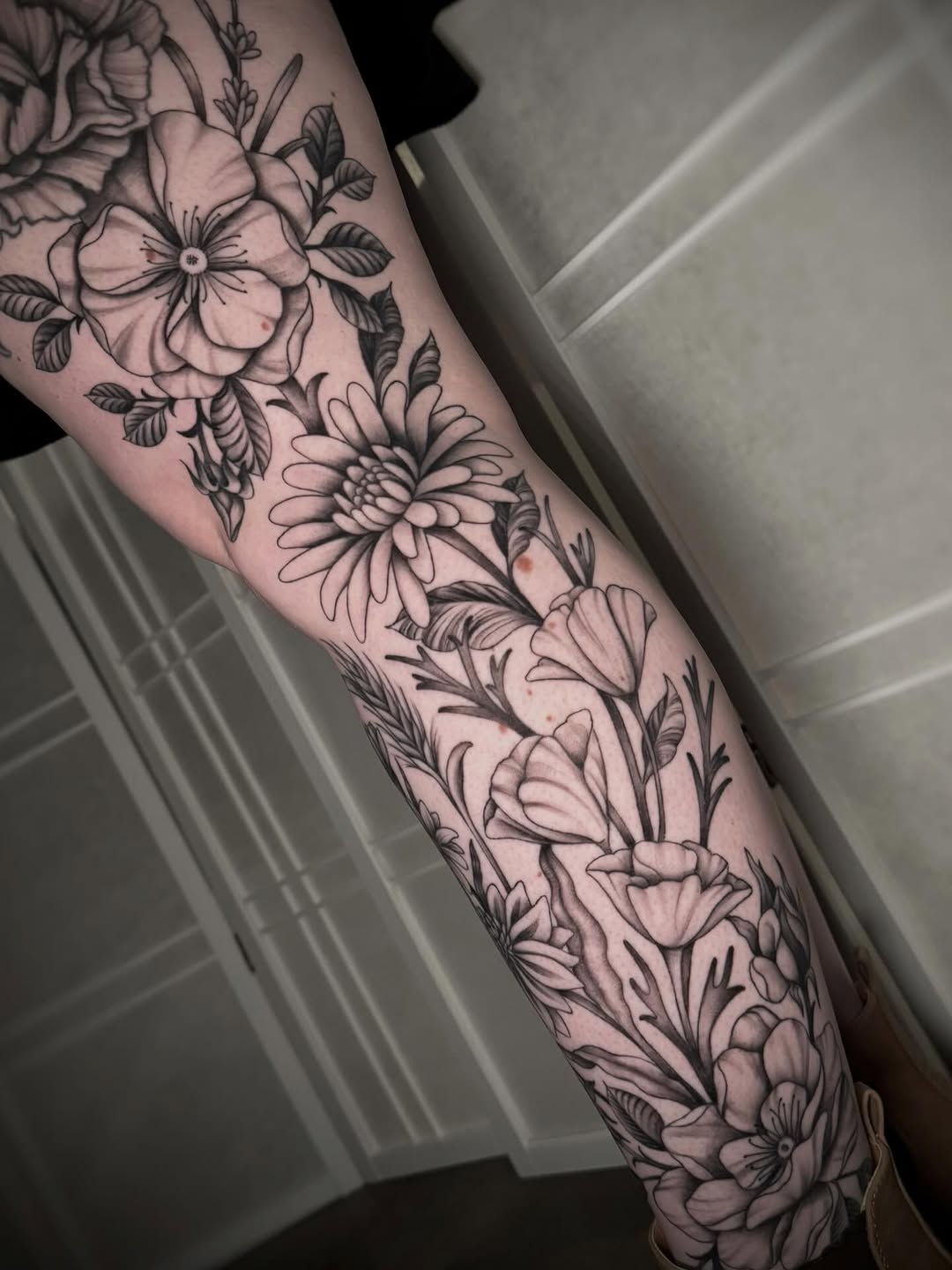 Tattoo by @tattooedbyrose — black_and_grey, realism