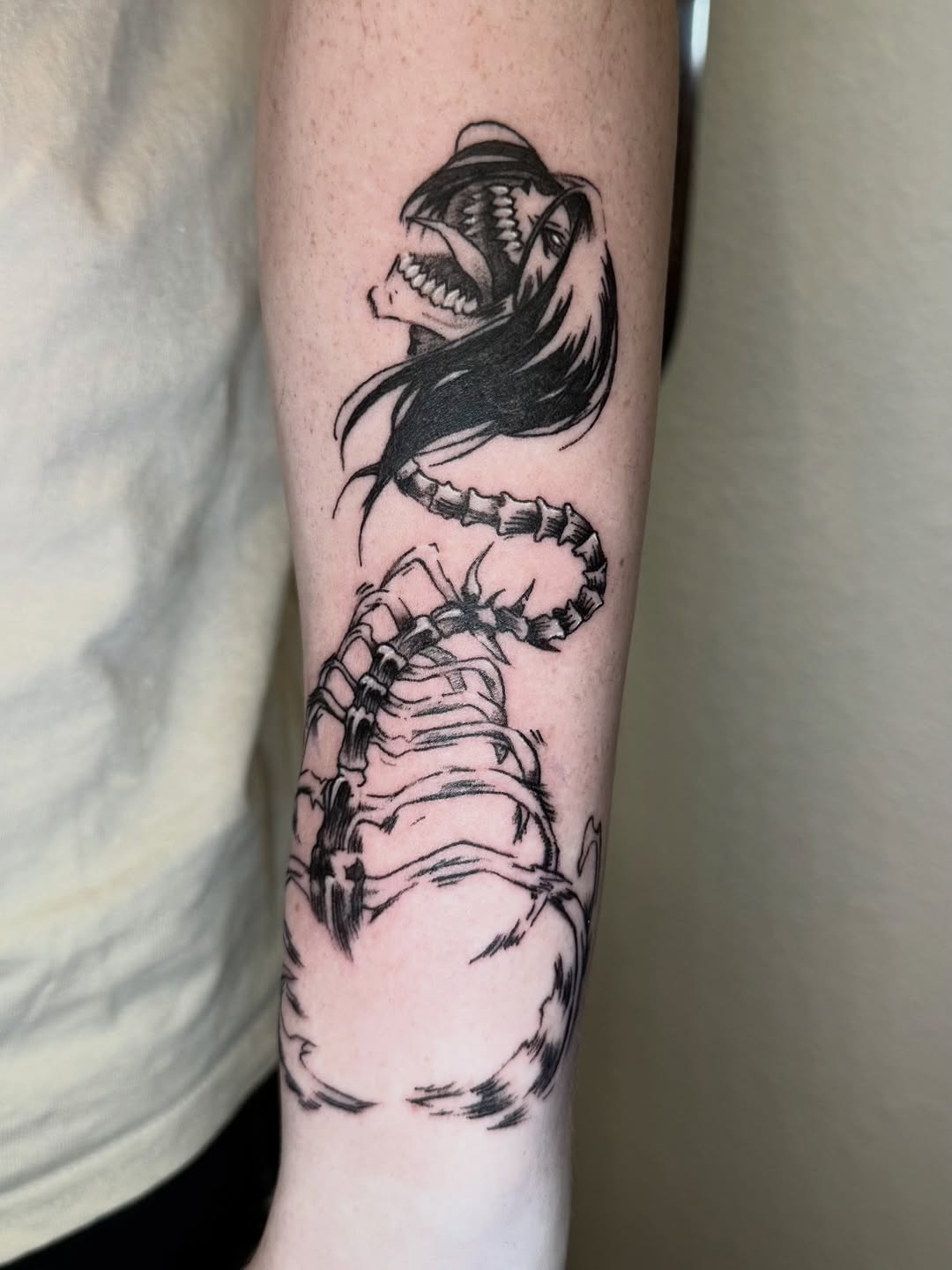 Tattoo by @slicedbyshaylee β illustrative, anime