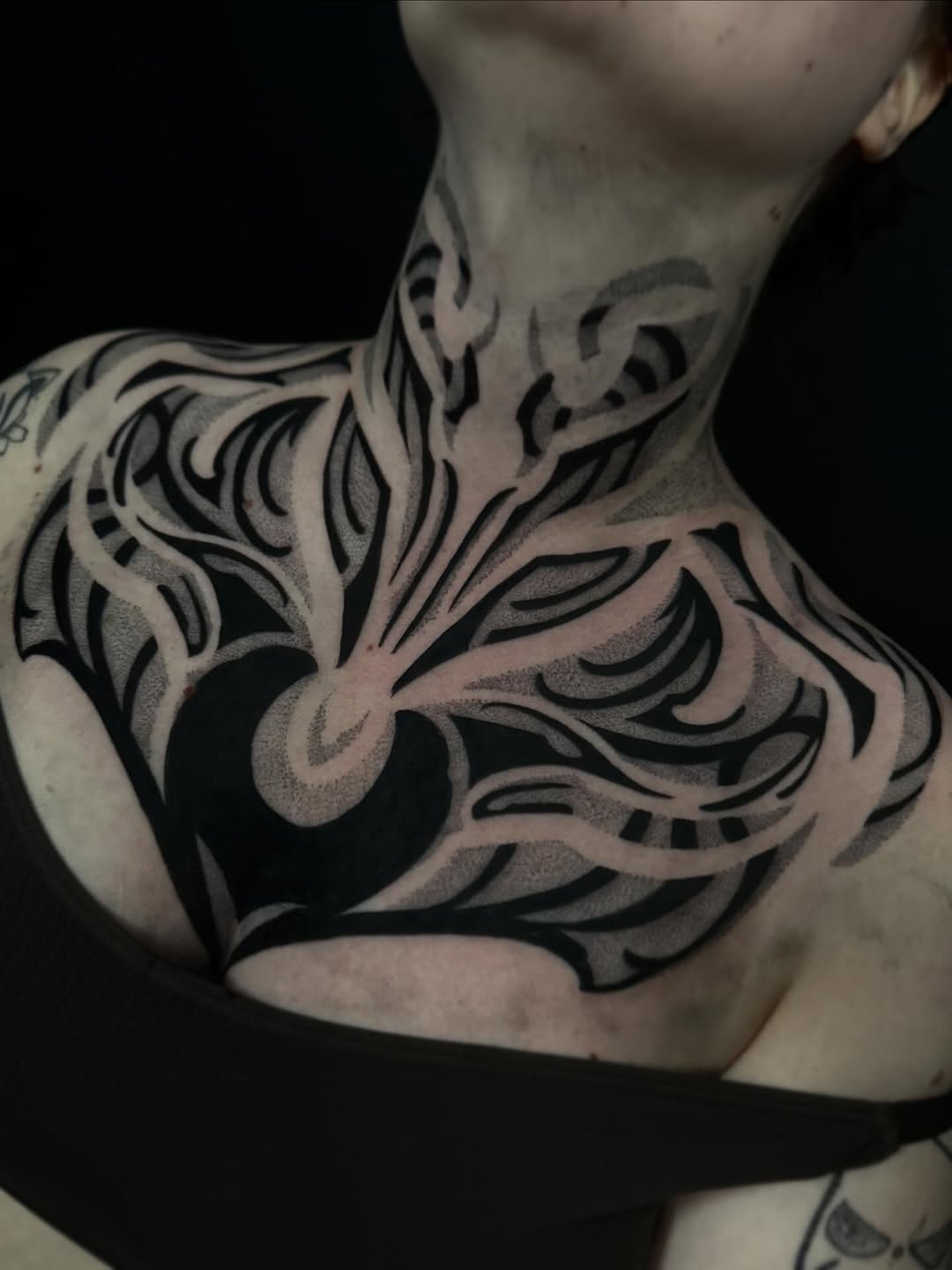 Tattoo by @z.a.r.k_art — blackwork, dotwork