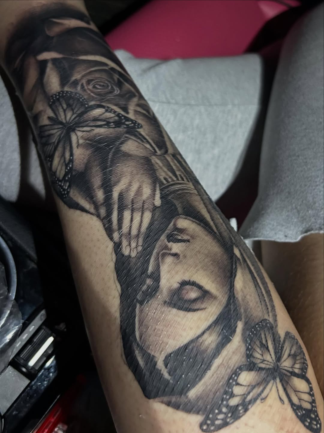Tattoo by @ink.abby β realism, black_and_grey
