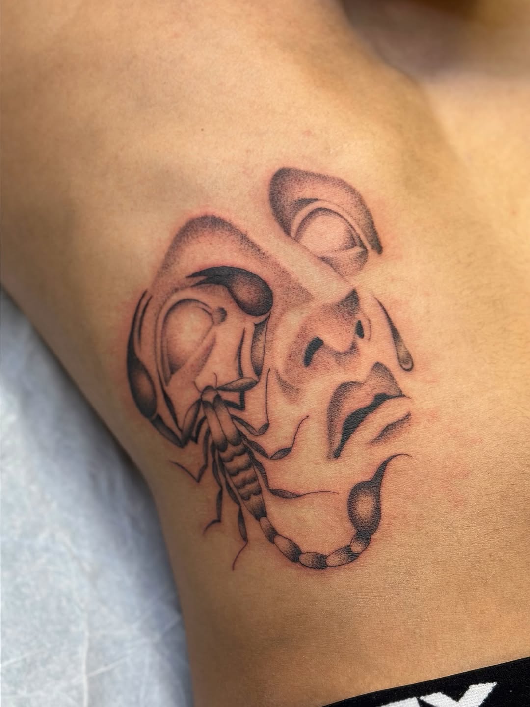 Tattoo by @ttt.christian — black_and_grey, illustrative