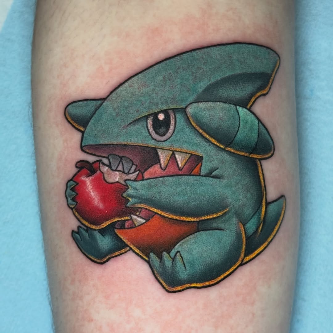 Tattoo by @inkyfruits โ new_school, anime