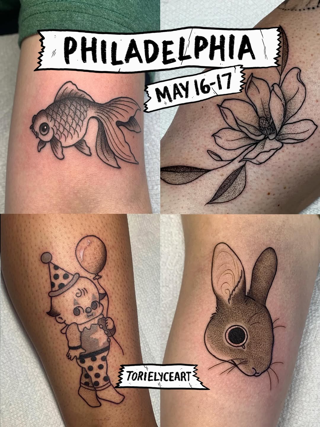 Tattoo by @torielyceart — black_and_grey