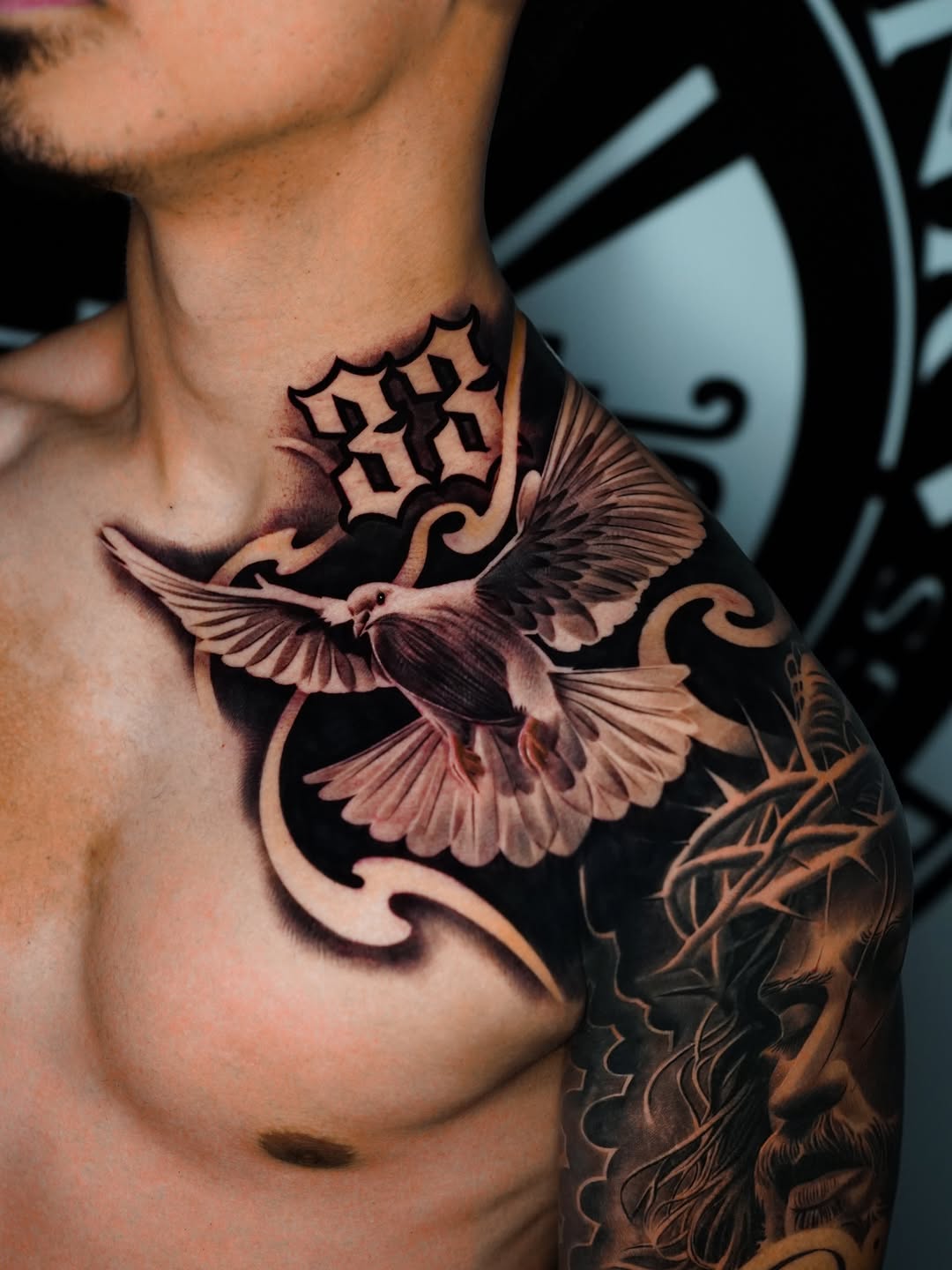 Tattoo by @salvador.tattoos — realism, black_and_grey