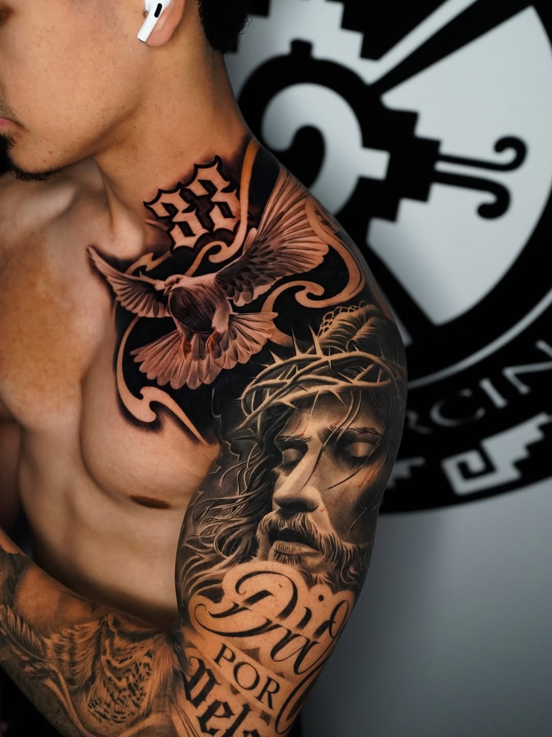 Tattoo by @salvador.tattoos — black_and_grey, realism