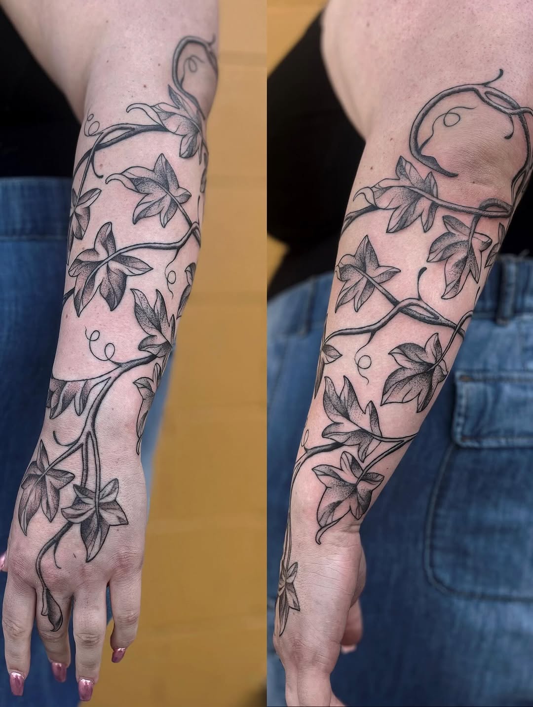 Tattoo by @mewekes β black_and_grey
